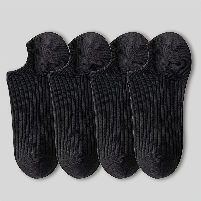 4 Pairs/12 Pairs Women's Candy Color Boat Socks, Plain Simple and Versatile, Trendy, Light Mouth, Breathable, Short Socks, Invisible Socks, Colorful Socks, Suitable for Daily Use