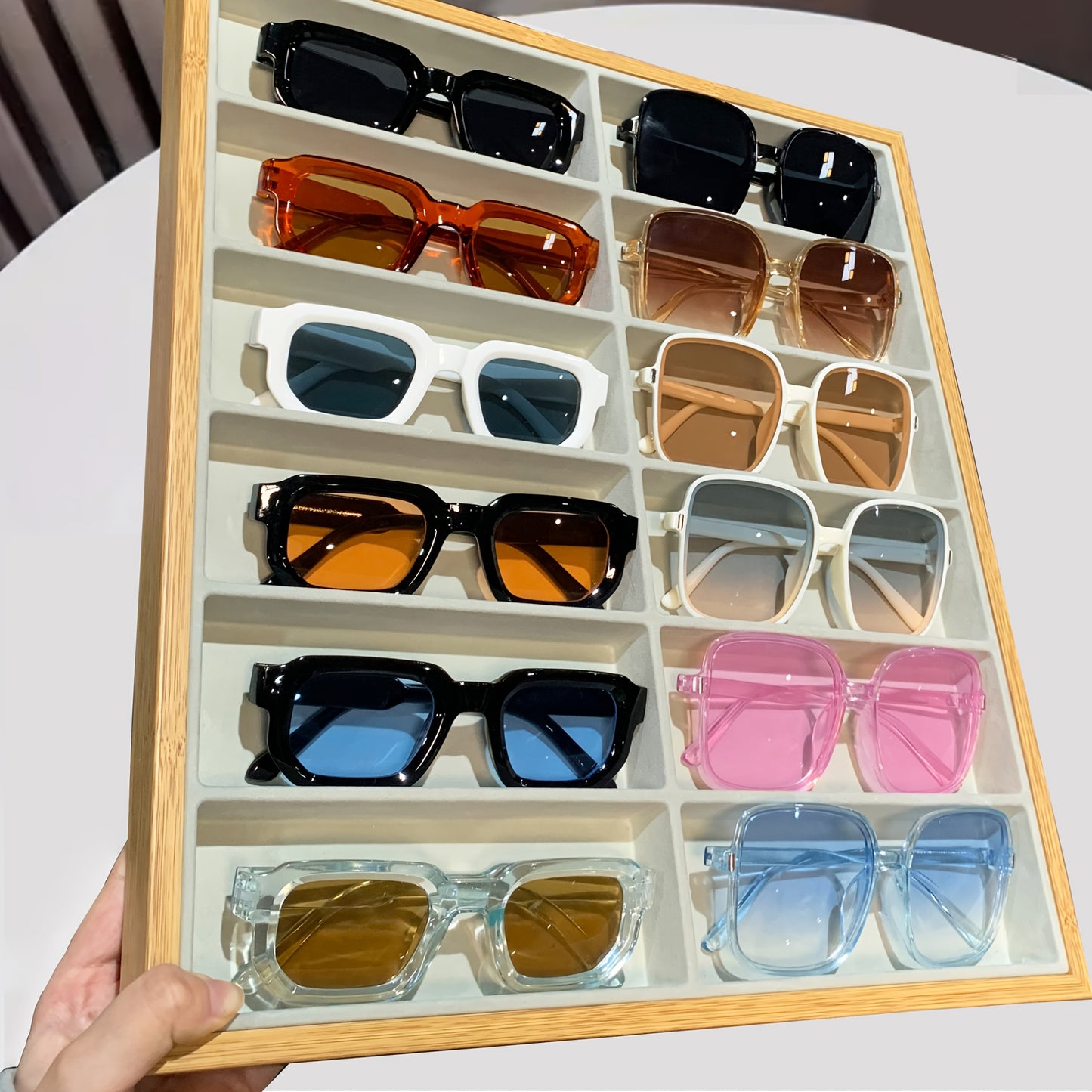 12pcs European and American Style Square Frame Fashion Glasses Suitable for Holiday Outdoor Activities, Clothing Decoration, Men's and Women's Favorite Party, Disco and Other Multi-scene Use