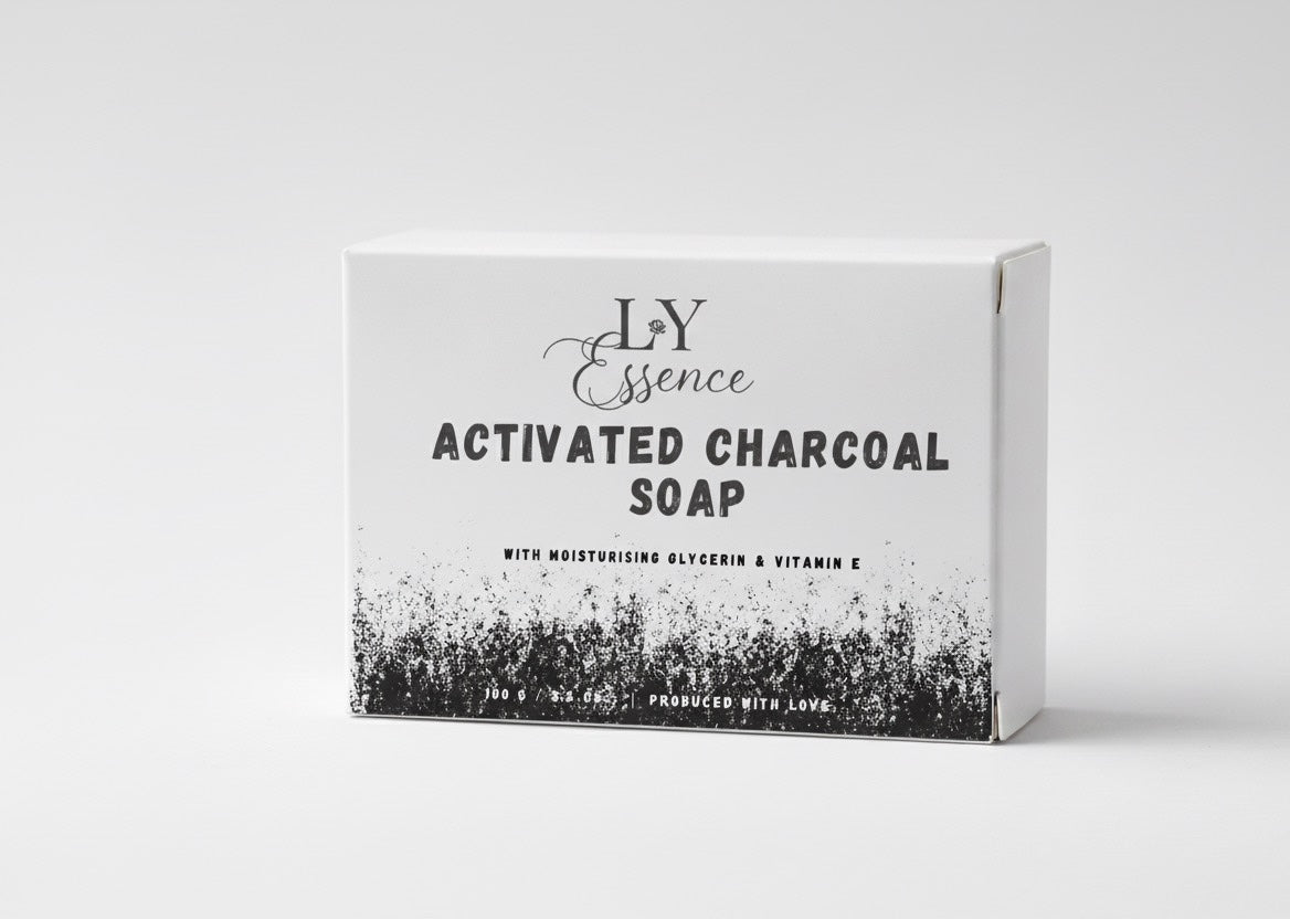 Activated Charcoal Soap with Glycerin & Vitamin E