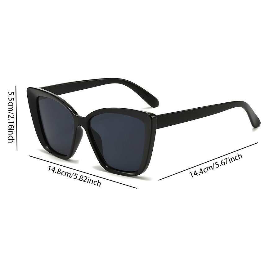 Ladies' Oversized Leopard Print Glasses for Summer Parties