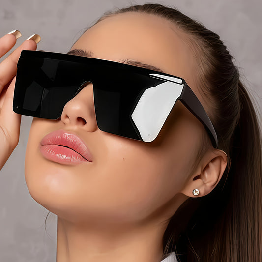 1pc New European and American Large Frame Women's High-end Fashion Glasses