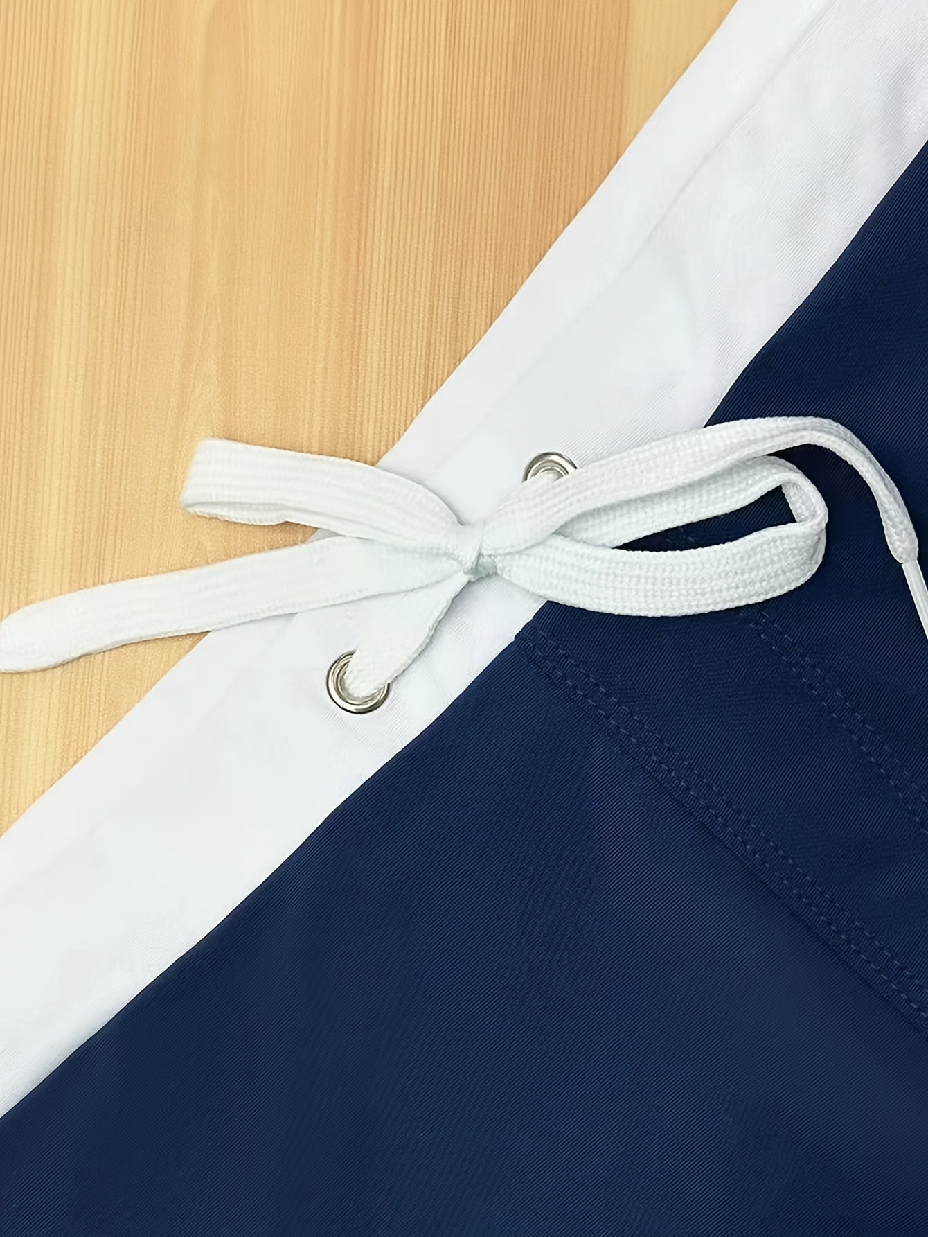 Men'S Solid Color Swim Trunks, High Stretch Knit Fabric, Polyamide 82% & Elastane 18%, Skinny Fit with Drawstring, Side Zipper Pockets, Modest Style for Beach & Vacation