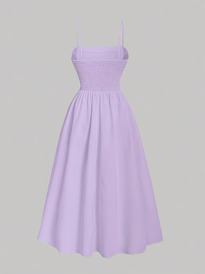 Elegant Off-Shoulder Purple Dress for Women - Sexy Ruched Design with Backless Look, Perfect for Summer and Evening Events, Evening Attire|Sophisticated Style|Strapless Desig